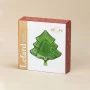 Блюдо сервировочное 19*17*4см стекло Green (24)