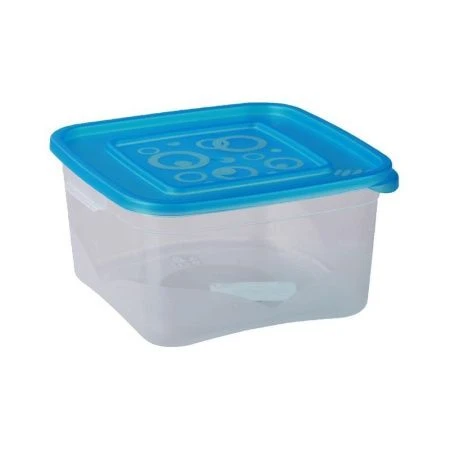 Контейнер пищевой 1л пластик квадратный (30)
