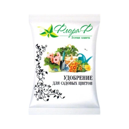 Удобрение минеральное с микроэлементами для садовых цветов 900г Флора Ф (20)