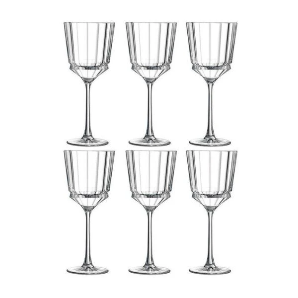 Бокалы для вина набор 6шт 250мл Хрусталь МАКАССАР Q4346 (4)
