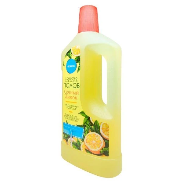 Средство для мытья полов Сочный лимон 1л Свежинка (9)