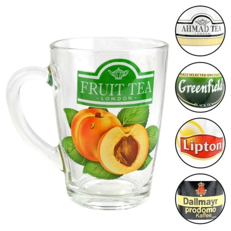 Кружка 300мл стекло TEA (20)