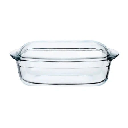 Форма для запекания 3л стекло прямоугольная глубокая с крышкой 32,5*19,5*13см ТМ Appetite LD3 (8)
