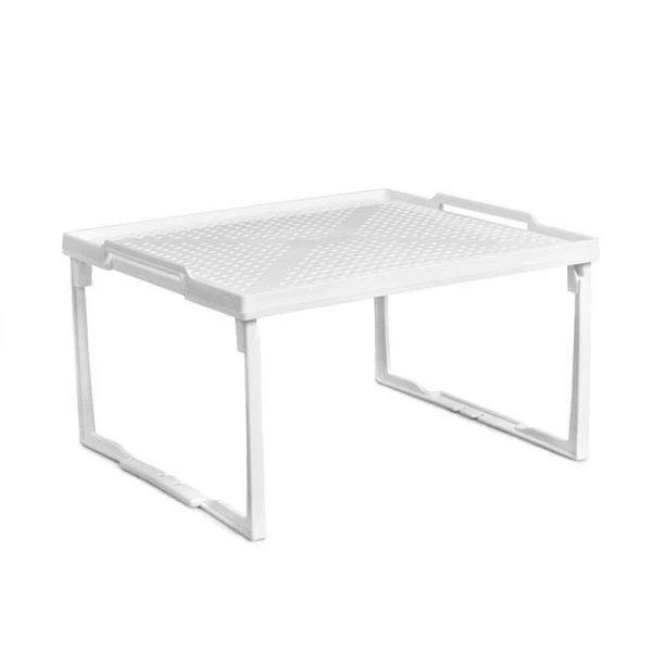 Подставка 29,5*26см пластик ЛОФТ белый на пластиковых ножках (12) ВЫВОД