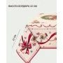 Скатерть новогодняя 140*240см гобелен КРАСНЫЕ БАНТИКИ