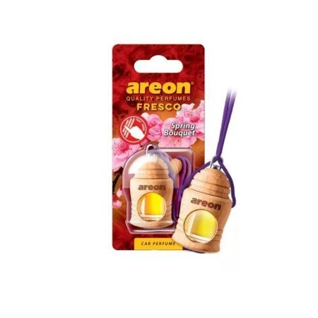 Ароматизатор подвесной деревянный бочонок Areon FRESCO  Spring Bouquet (Весенние Цветы) 380003496642
