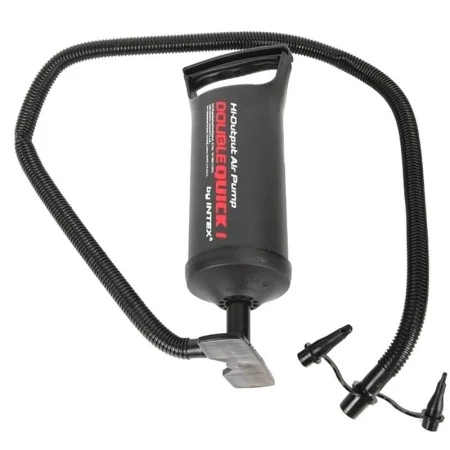 Насос ручной пластик 29см шланг с 3 насадками Double Quick I (12)