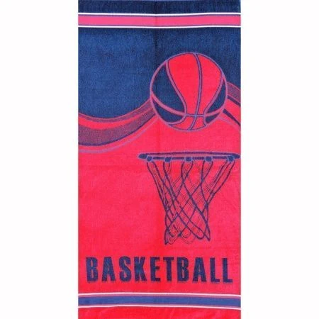 яяяПолотенце махровое 70*140см С81-ЮА 3685 Баскетбол
