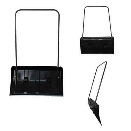 Лопата-движок на колёсиках в сборе с металлической ручкой 820х450 сбс