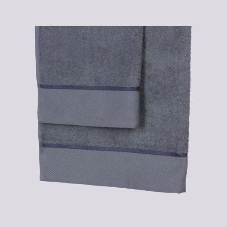 Полотенце махровое 50*80см Monterey темно-серый 400г ВЫВОД