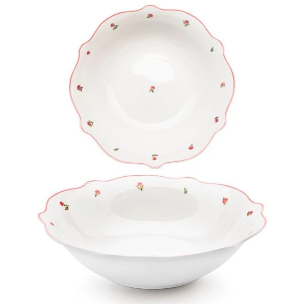 Салатник 1л 23см фарфор French rose FRR-05 (24)