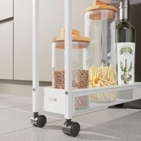 Этажерока металл 44,6*13*79,2см ВИШЕРА 13 белая