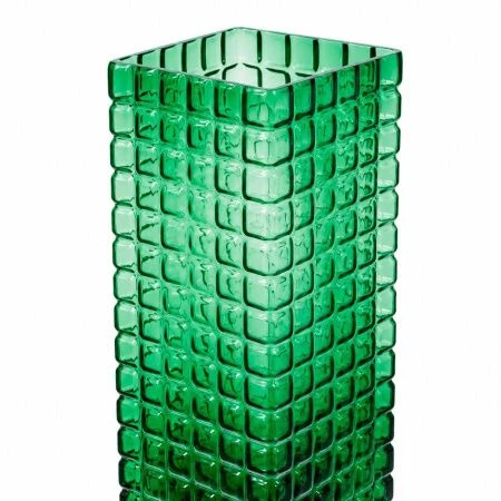 Ваза для цветов 30*10см стекло зеленая 1030/JC-15878 (15)