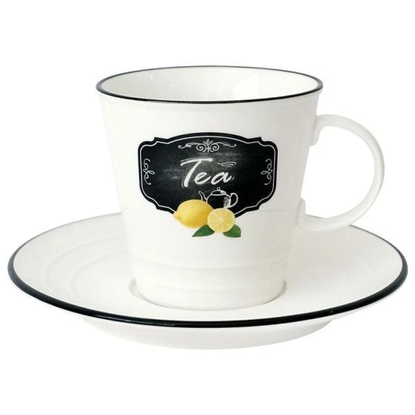 Чайный набор 2пр стекло KITCHEN BASIC на 1 персону 300мл 5634-300-J020 (4)