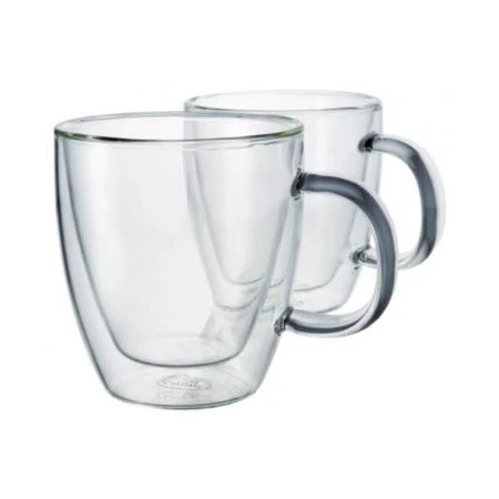 Кружки набор 2пр 270мл стекло с двойными стенками 199-24002 (18)