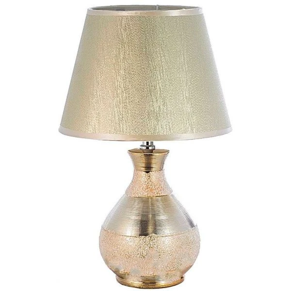 Лампа настольная с абажуром керамика 25*25*41см Е14, шнур 1м (24)