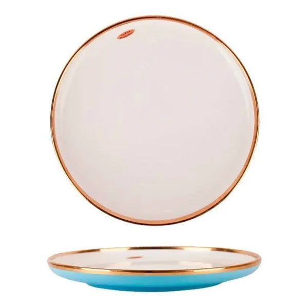 Тарелка мелкая 25,5*3см фарфор Royal line. Blue (4/24)