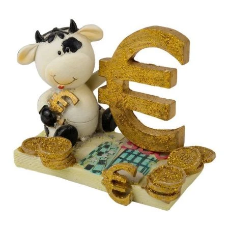 Подставка для мобильного телефона Корова / Бык полистоун 8*11см (48)