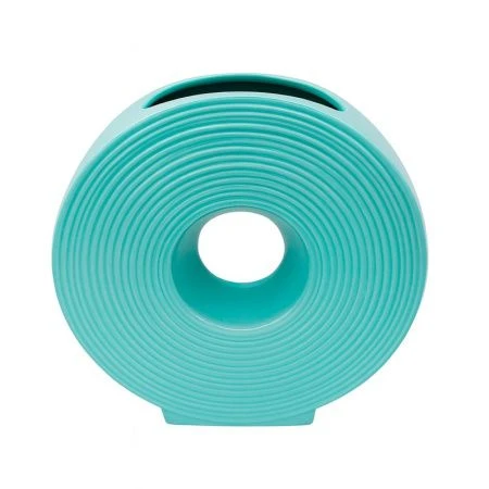 Ваза для цветов 24см керамика бирюза JC-16119 (16)