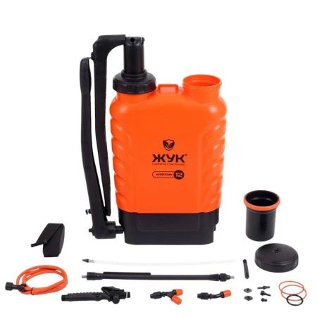 Опрыскиватель 12л ранцевый с телескоп.брандспойтом 65-97см Классик ЖУК ОГ-112 (3) 3094-00
