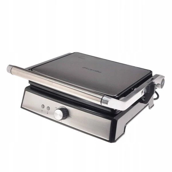 Гриль электрический контактный металл 2000Вт АП пластины 35*35,5*13см (6)