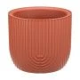Кашпо 1,9л 180мм пластик РАМОНА со вставкой терракотовый (15)