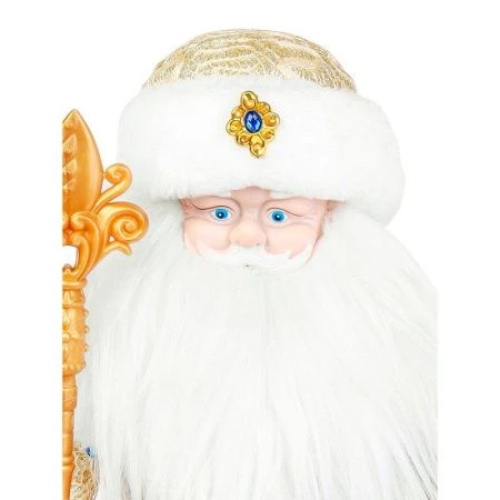 Дед Мороз в золотой шубе, с мелодией, 40 см Т-6820