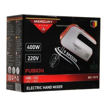 Миксер электрический пластик 400Вт, 5 скоростей MercuryHaus MC-7675 (24)