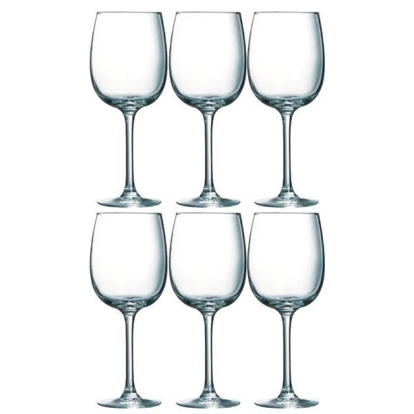 Бокалы для вина набор 6шт 300мл стекло АЛЛЕГРЕСС J8164 (4)