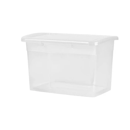 Ящик для хранения 11л 35*23,5*22,2см пластик Laconic прозрачный кристалл (6)