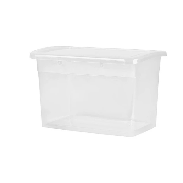 Ящик для хранения 11л 35*23,5*22,2см пластик Laconic прозрачный кристалл (6)