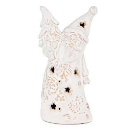 Фигурка новогодняя световая Дед Мороз 8,6*7,2*17см керамика (9)