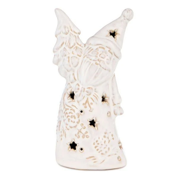 Фигурка новогодняя световая Дед Мороз 8,6*7,2*17см керамика (9)