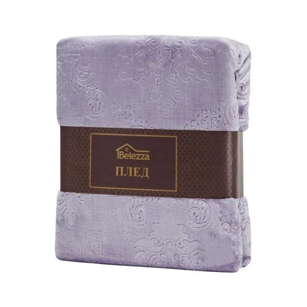 Плед 200*220 микрофибра Кристалл сиреневый