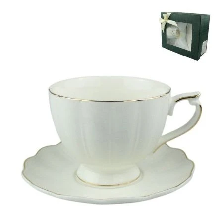 Чайный набор 2пр фарфор на 1 персону 240мл (24)