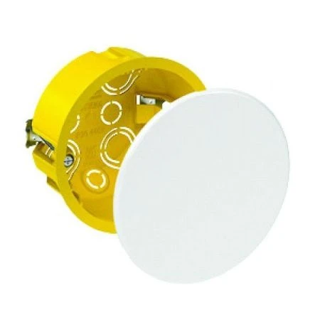 Коробка распредел. с крышкой для полых стен пластик (скр. уст) 80*45мм желтая IMT351601 (120) Коробка распредел. с крышкой для полых стен пластик (скр. уст) 80*45мм желтая IMT351601 (120)