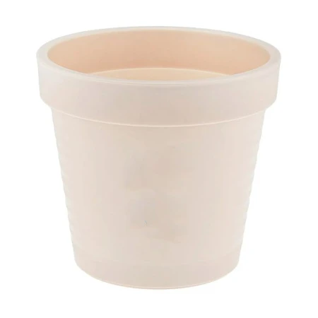 Горшок для цветов 5,7л пластик ПАРИЖ молочный (36)