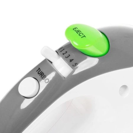 Миксер нерж.сталь/пластик Centek CT-1104 белый/стальной 280Вт, 5 скоростей, взбивание/замешивание (6