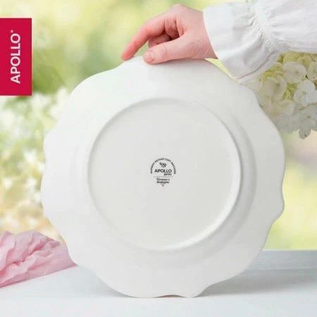 Тарелка мелкая 27см фарфор French rose обеденная FRR-09 (48)