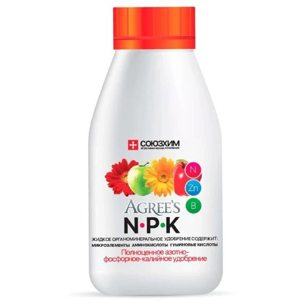Удобрение жидкое органоминеральное 250мл NPK (20)