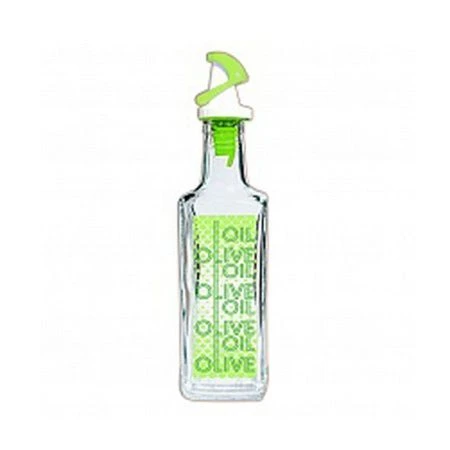 Бутылка для масла 250мл стекло с пласт.дозатором ЛАЙМ (15)