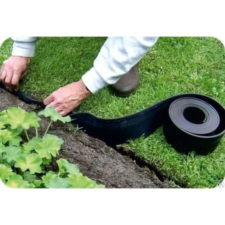 Бордюрная лента садовая 15см/10м 1,2мм хаки (1)