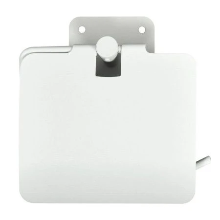 Держатель для туалетной бумаги 13,5*13,5*4,5см металл с крышкой Хром DA34-307 (12)