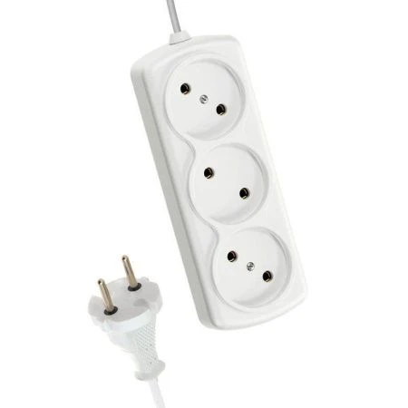 Удлинитель 3 гнезда пластик 3м 0,75кв.мм 6А ШВВП IP20 (35)