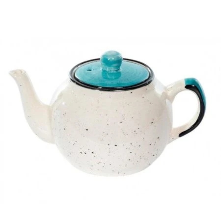 Чайник заварочный 510мл керамика Аэрография МЯТНЫЙ БРИЗ (18)