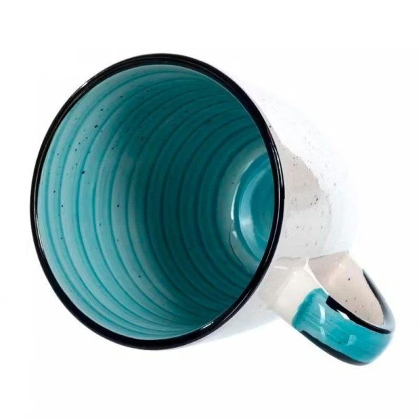 Кружка 400мл керамика Аэрография МЯТНЫЙ БРИЗ (6/36)