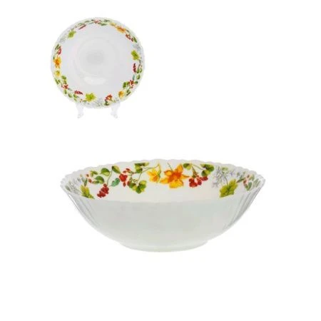 Салатник 650мл 17,5см стеклокерамика ЯГОДНАЯ ПОЛЯНА TW-70XN (6728) (48)