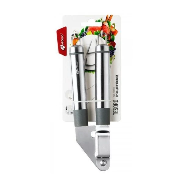 Пресс для чеснока нерж.сталь 21*5,5см Tesoro TSR-09 (12)