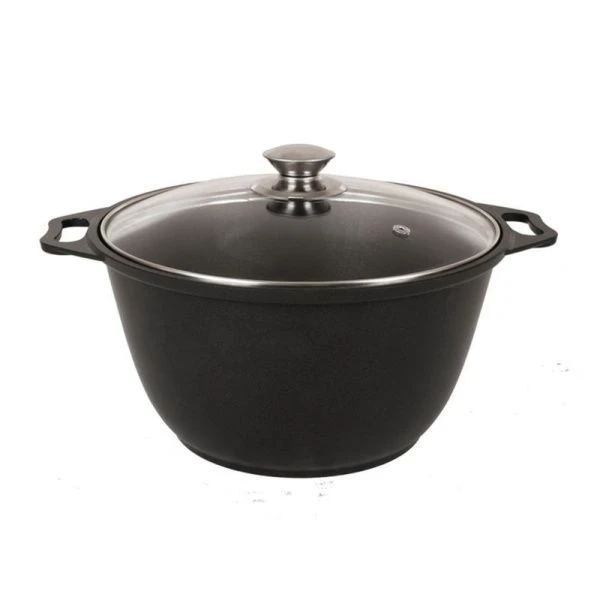 Кастрюля 2л алюминий АП 2-х слойное ТРАДИЦИЯ стекл.крышка (3)