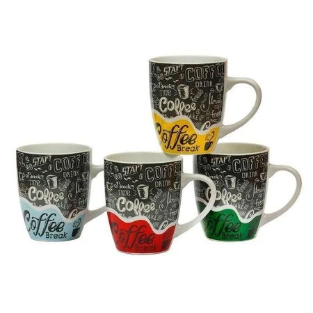 Кружка 340мл фарфор КРАСКИ ВКУСА бочка (48)